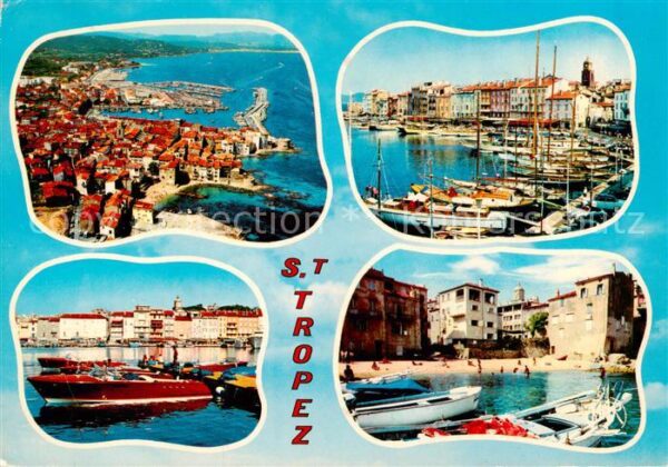 St-Tropez 83 Vue aerienne au premier plan le Ponche
