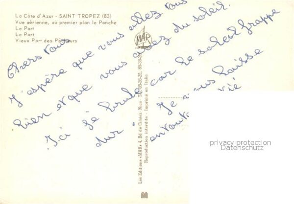St-Tropez 83 Vue aerienne au premier plan le Ponche – Bild 2