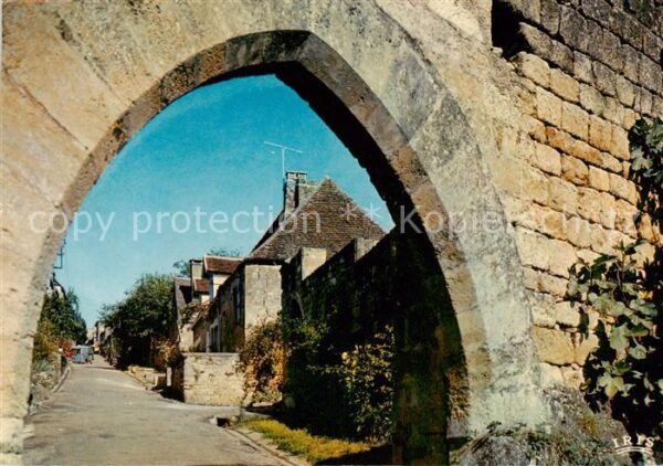 Domme 24 Dordogne Bastide francaise fondee en 1281 La Por