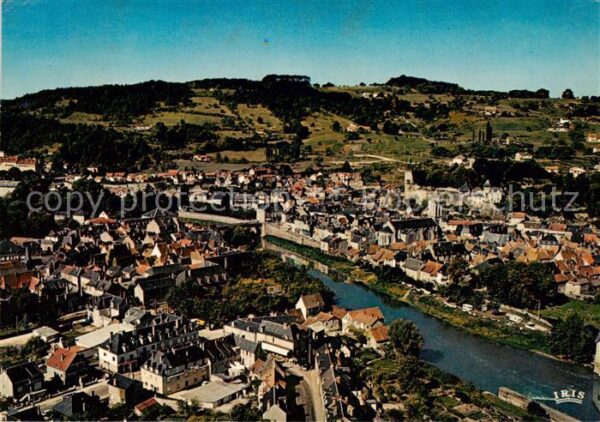 Montignac Dordogne Vue generale aerienne