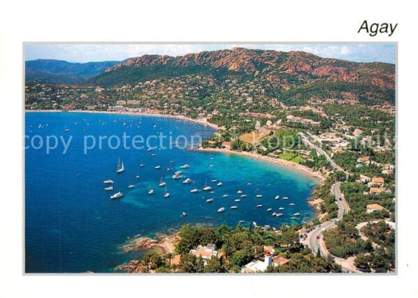 Agay 83 Var Vue aerienne de la baie