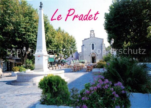 Le Pradet 83 Var La place Paul Flamenq
