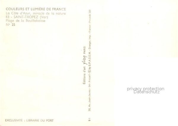 Saint Tropez Var Plage de la Bouillabaisse – Bild 2