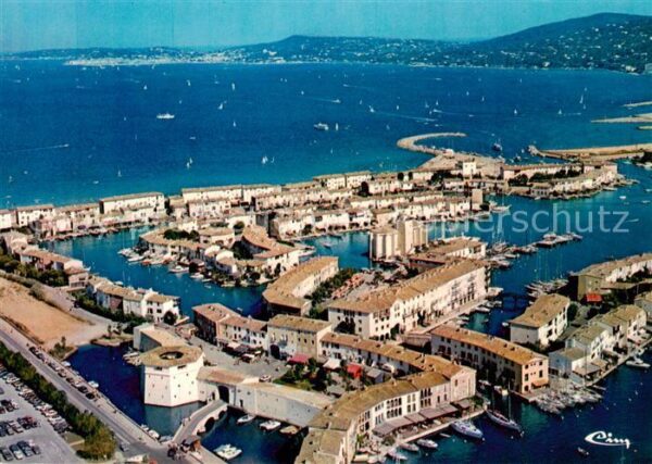 Port Grimaud 83 Var Vue panoramique aerienne