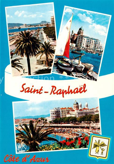 Saint-Raphael  83 Var Le Boulevard Felix Martin Le Port La Pl