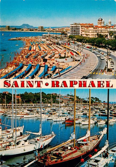Saint-Raphael  83 Var La Plage Le nouveau Port