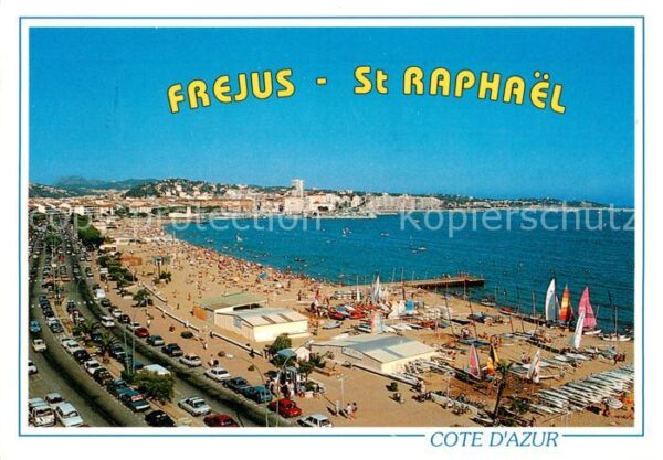 Frejus Plage et Saint Raphael l’ancien port et