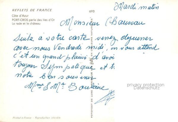 Port-Cros 83 Var La rade et les chateau – Bild 2