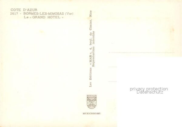 Bormes-les-Mimosas 83 Var Le Grand Hotel – Bild 2