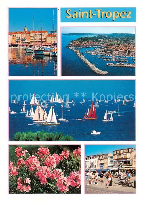Saint Tropez Var Vue paritelle Le Port Vue aerienne