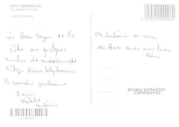 Saint Tropez Var Vue paritelle Le Port Vue aerienne – Bild 2