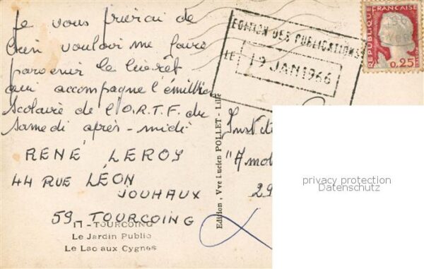 Tourcoing 59 Le Jardin Public Le Lac aux Cygnes – Bild 2