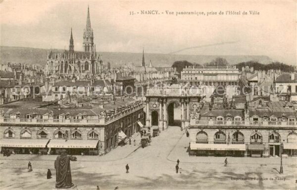 Nancy 54 Vue panoramique prise de l’Hotel de Vil