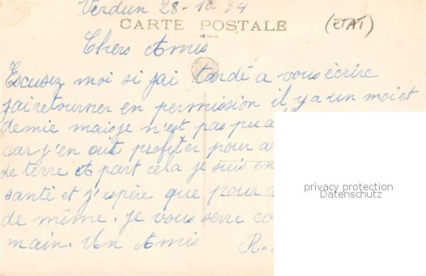 Verdun  55 Meuse Cimetiere Militaire du Faubourg Pays 60 – Bild 2
