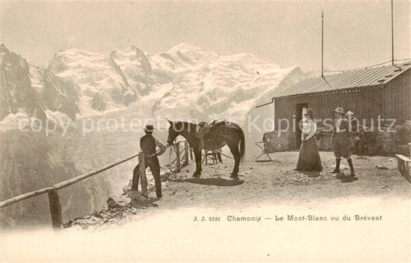 Chamonix 74 Haute-Savoie Le Mont Blanc vu du Brevent