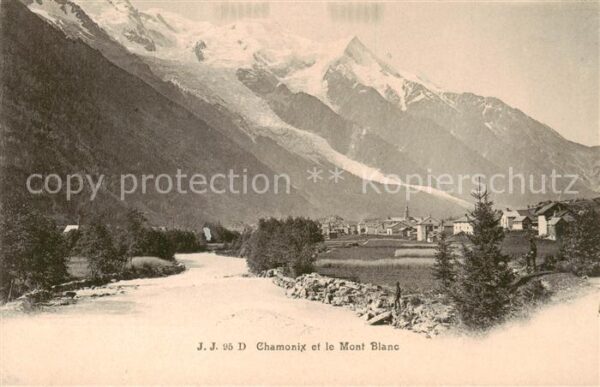 Chamonix 74 Haute-Savoie et le Mont Blanc