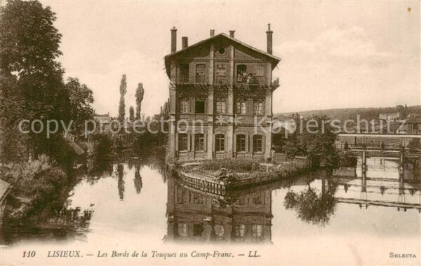 Lisieux 14 Les Bords de la Touques au Camp Franc