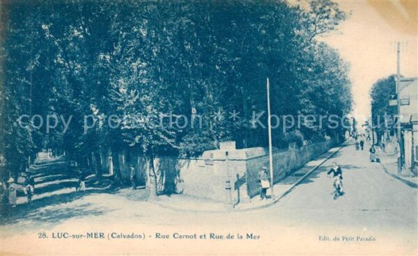 Luc-sur-Mer 14 Rue Carnot et Rue de la Mer