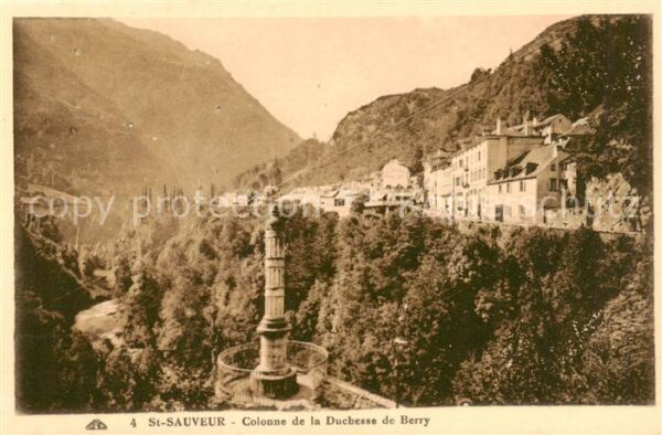 St Sauveur Hautes Pyrenees Colonne de la Duchesse de Berry