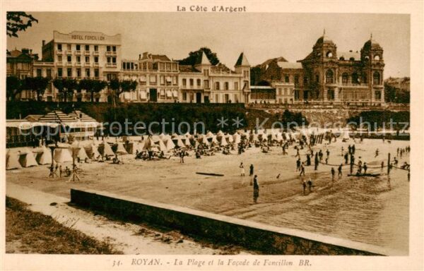 Royan 17 La Plage et la Facade de Foncillon