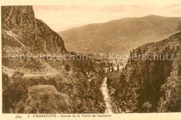 Pierrefitte-Nestalas 65 Hautes-Pyrenees Entree de la Vallee de Cauterets