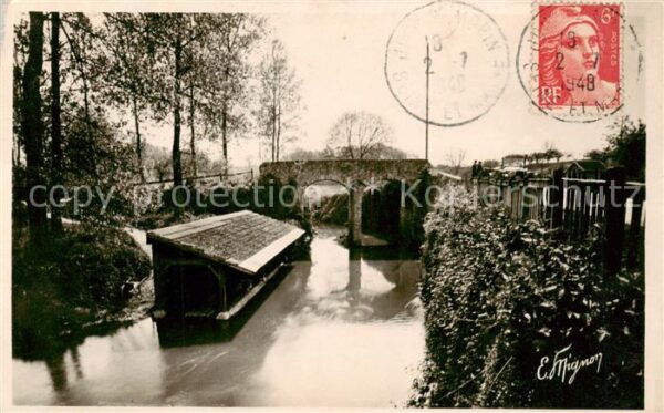 Jouy-sur-Morin Le Pont du Moulin Brule