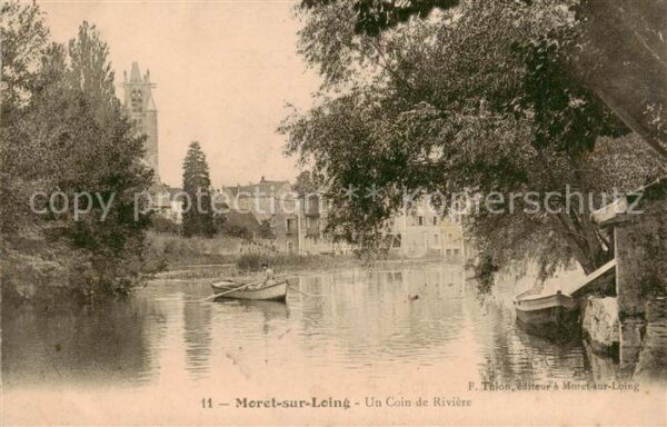 Moret-sur-Loing Un Coin de Riviere