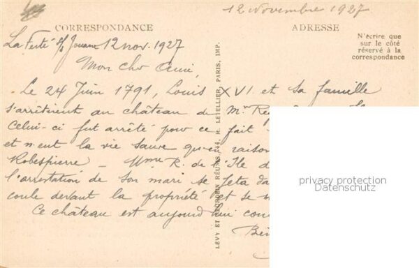 La Ferte-sous-Jouarre 77 Le Chateau de l’Ille et le Pont – Bild 2