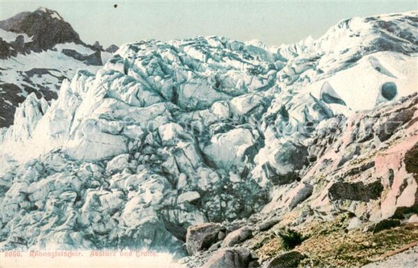 Rhonegletscher Glacier du Rhone VS Absturz und Grotte
