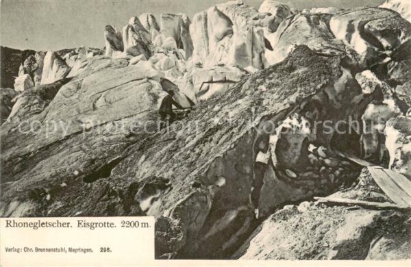 Rhonegletscher Glacier du Rhone VS mit Eisgrotte