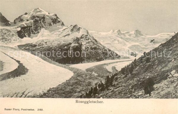 Roseggletscher Sellagruppe GR Panorama
