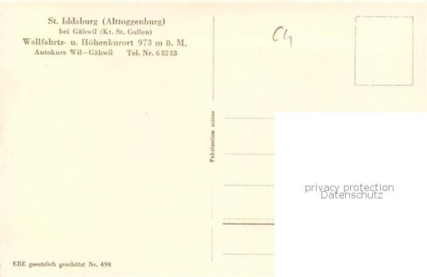 St Iddaburg Gaehwil SG Wallfahrtskirche Gnadenbild – Bild 2