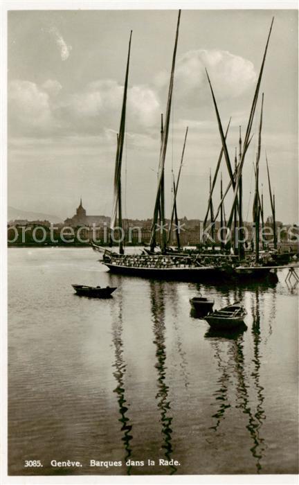 Geneve GE Barques dans la Rade