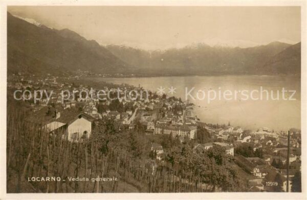 Locarno Lago Maggiore TI Panorama