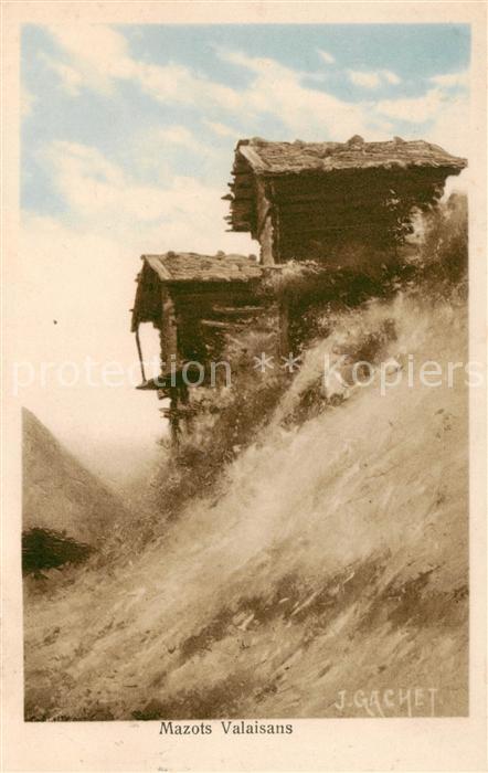 Valais Wallis Kanton Mazots