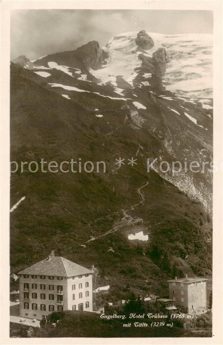 Engelberg  OW Hotel Trübsee mit Titlis