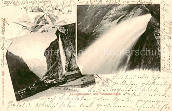 Lauterbrunnen BE Wasserfall und Trümmelbach