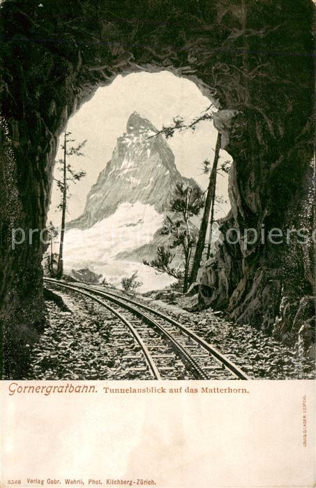 Gornergratbahn VS Tunnelausblick auf das Matterhorn