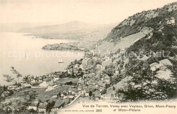 Territet Montreux VD Vevey avec Veytaux Glion Mont Fleurie e