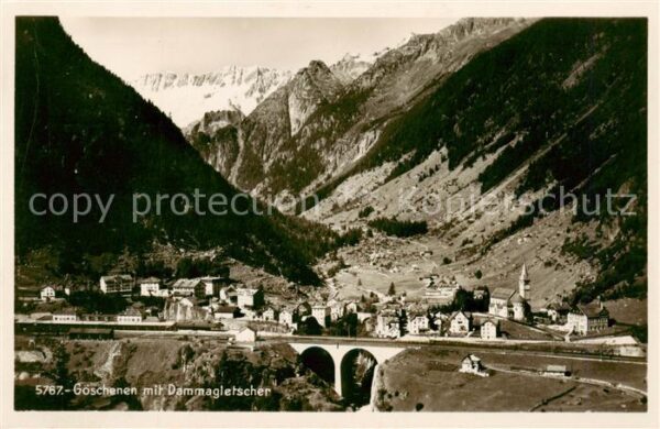 Goeschenen Goeschenen UR mit Dammagletscher