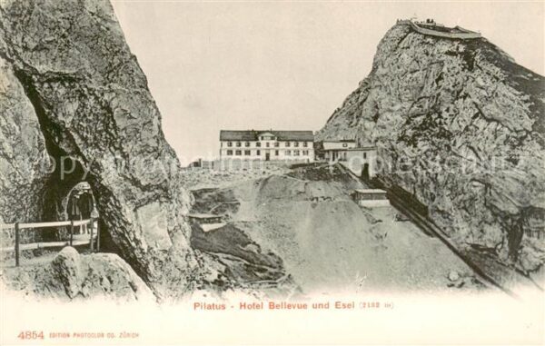 Pilatus Kulm OW Hotel Bellevue und Esel