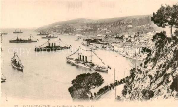 Villefranche 06-sur-Mer La Rade et le Ville