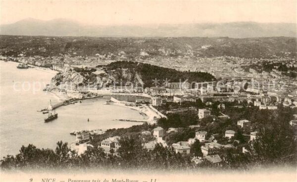 Nice  06 Nizza Panorama pris du Mont