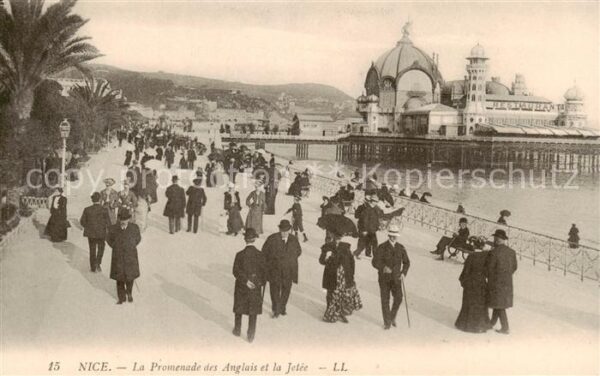 Nice  06 Nizza La Promenade des Anglais et la Jetee