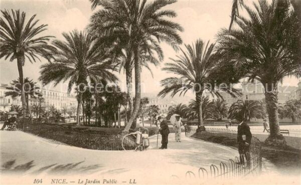 Nice  06 Nizza Le Jardin Public