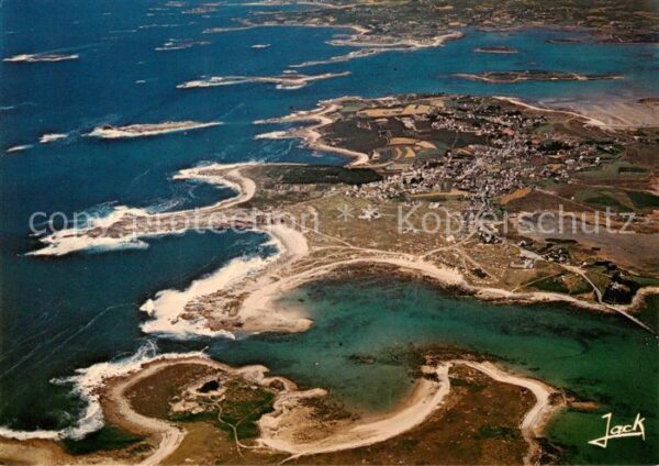 Ile-Grande Pleumeur-Bodou 22 Cotes-d Arm Fliegeraufnahme der Inseln