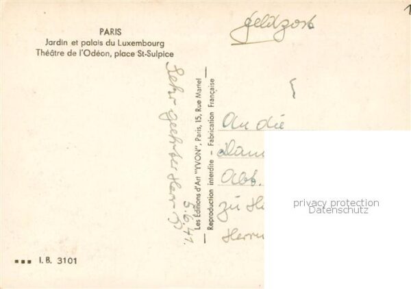Paris 75 Jardin et palais du Luxembourg Theatre – Bild 2