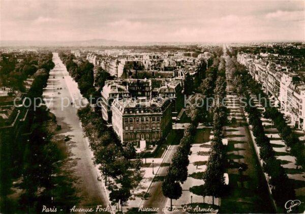 Paris 75 Avenue Foch Avenue de la Grande Armee