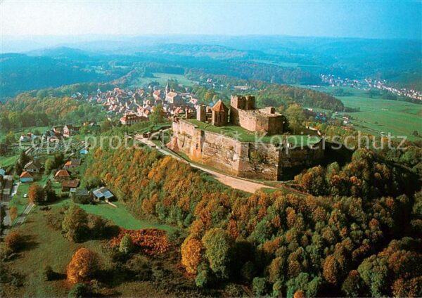 Hohkoenigsburg Haut-Koenigsbourg Vue aerienne