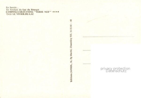 Le Vivier-Du-Lac Chambery 73 Savoie Camping Caravaning Terre Nue Vue aerien – Bild 2